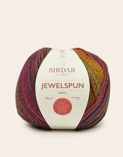 Sirdar Jewelspun Aran, Sandstone Sunset (708), 200g