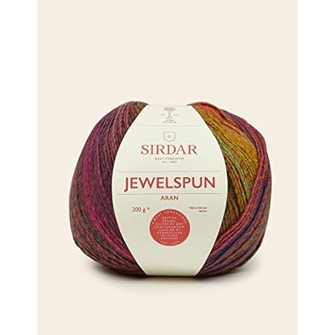Sirdar Jewelspun Aran, Setting Sun (843), 200g Cover