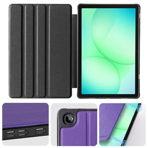 Image of CoBak Case for Samsung Galaxy Tab A11+ Plus 11 inch 2025, Multi-Viewing Angles, All New PU Leather Folio Stand Cover with Auto Sleep Wake Feature for Samsung Galaxy Tab A11+ Tablet 11-inch, Purple