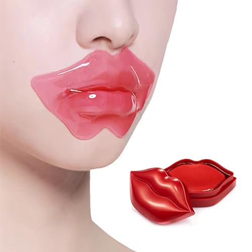 Kit 20 Máscaras Labiais Hidrogel com Colágeno Boca Hidratação e C...