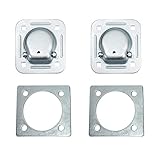 Pit Posse Cargo Trailer Recessed Pan D Ring Floor Rope Anchor Tie Down  6,000 Lbs. Breaking...