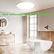 MGEELED LED Deckenleuchte 2 Stück Ø30CM 20W 2400LM Deckenlampe 3Farben 3000K/4000K/6500K Badezimmer lampe Küchenlampe IP44 Wasserfest Simple Modern Rund Ultra Dünn Badlampe Decke für Küche Keller Flur