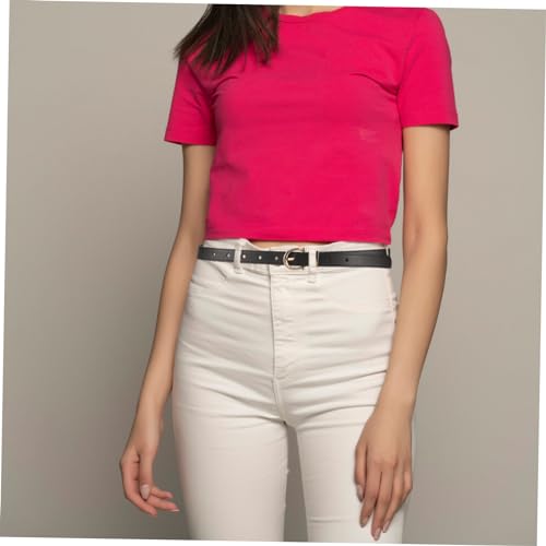 FRCOLOR 2Pcs Faux Leather Belts for Women Versatile Fashion Belts for Jeans and Dresses for Young Ladies and Teens4