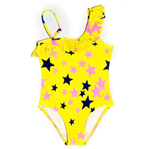 SESAMIS Badeanzug Mädchen hawaiianischer Badeanzug, Badeanzug mädchen 122,152,134,140,164 Cover
