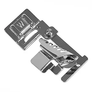 DreamStitch 20209908 9mm Binder Presser Foot Snap On 9mm Zig zag Width Middle Needle Position for Janome and Regular Sewing Machines