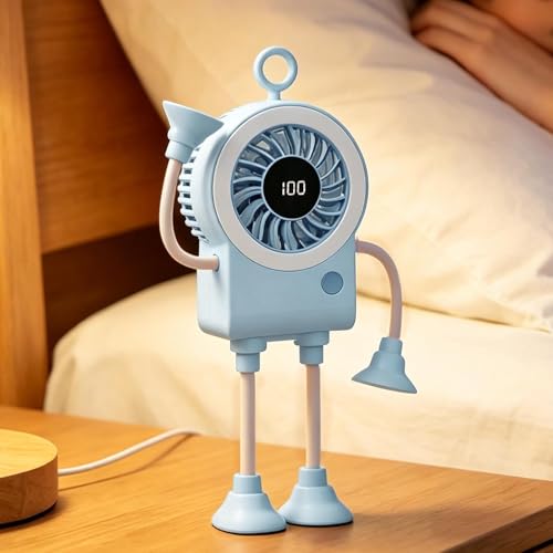 Mini ventilador ajustable de 5 modos y dimensiones compactas para llevar contigo 4