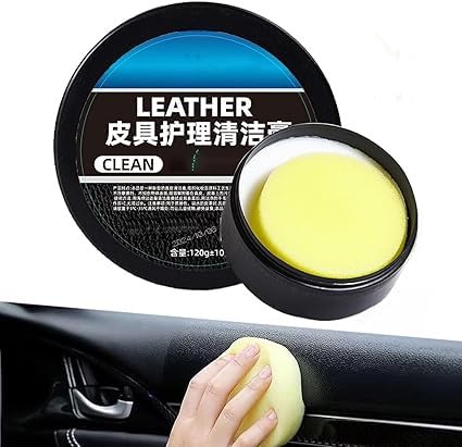 Eunmsi Leader Cleaning and Care Cream & Cleaning Paste for Leather Care,Leather Care Cleaning Paste,Automotive Interior Leather Cleaning Cream,Car Leather Conditioner Oil Paste (1 pcs)
