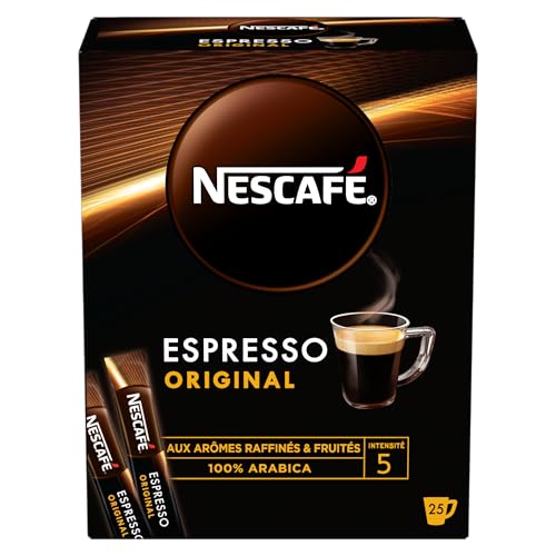 Café Soluble Espresso Original Nescafe La Boîte De 45g 25 Sticks - vue 3