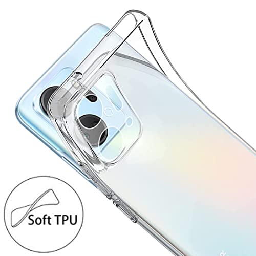 Compatible Honor X7a 4G Coque arrière transparente en silicone souple et solide [Novago] - vue 3