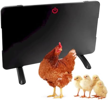 Farm Innovators 2-In-1 Radiant 200-Watt Chicken Coop Panel Heater Converts to 50W Brooder Heater for Chicks, Free Standing or can be Wall Mounted, Hung or Used Horizontally