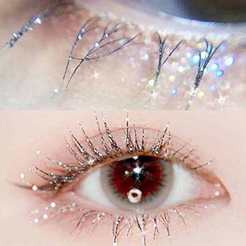 Glitter Mascara Diamond Glitter Mascara 4D Glitter Lash Mascara For Women Waterproof|Long Lasting|Thickening|Lengthening Sparkly Eye Lash Mascara Lash Makeup For Party Wedding--2Pc #TOP2