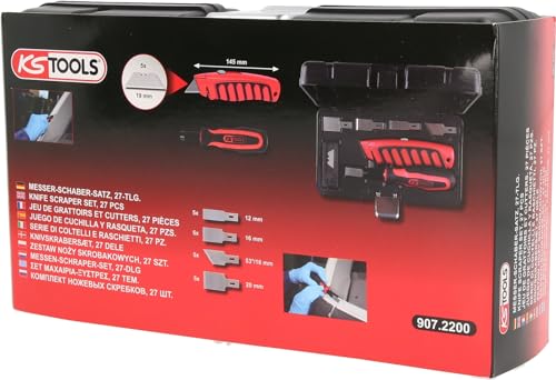 Set de Cuchillas Rascadoras KS TOOLS 27 Piezas miniatura 5