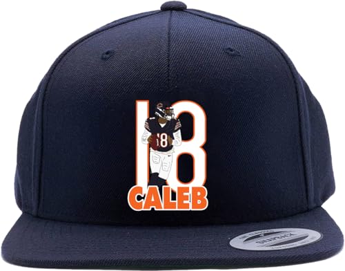 Snapback Caleb 18 Williams Chicago Hat Blue miniatura 1