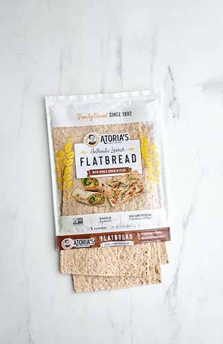 Atoria's Family Bakery, Whole Grain Lavash 5 Count, 10 Ounce