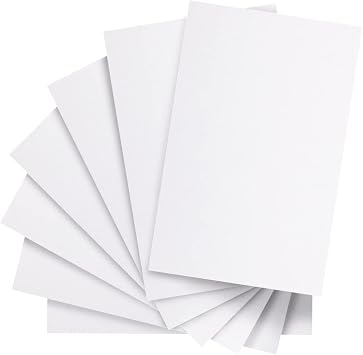IOOLEEM White Felt Sheets, 30pcs 7"x11.3" Close to A4 Size - Pre-Cut Felt Fabric Sheets for Crafts, Sewing