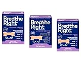 Breathe Right Calming Lavender Scented Drug-Free Nasal Strips 26 Count, Pack of 3