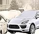 Frontscheibenabdeckung Winter, 153 * 125CM Windschutzscheibenabdeckung Auto Abdeckplane Winter Scheibenabdeckung Auto Winter Groß Die Gegen Schnee, EIS, Frost, Staub, Sonne