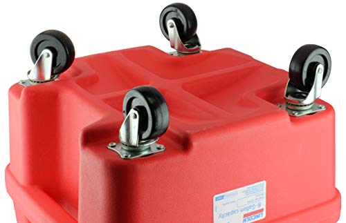 Lincoln 3508 Portable Plastic Fluid Waste Oil Drain, Adjustable Funnel Height From 36 To 65 Inches, Collects Motor Oil, Transmission Fluid And Coolant #TOP3