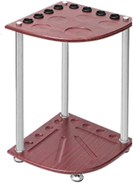 Pool Cue Rack, Floor Stand Storage Rack Wooden Vertical Easy Installation Billiards Steel Pipe Billiard Room