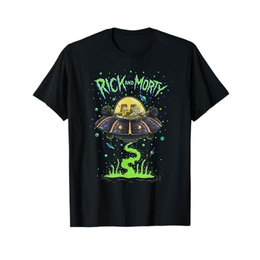 Rick and Morty UFO Camiseta