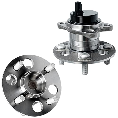 Detroit Axle - Rear 2pc Wheel Bearing Hubs for 2012-2019 Toyota Prius C