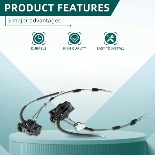 Image of AUTOKAY 2PC Front Driver Passenger Side Door Lock Actuator Fits for Infiniti G35 Coupe 2003-2004