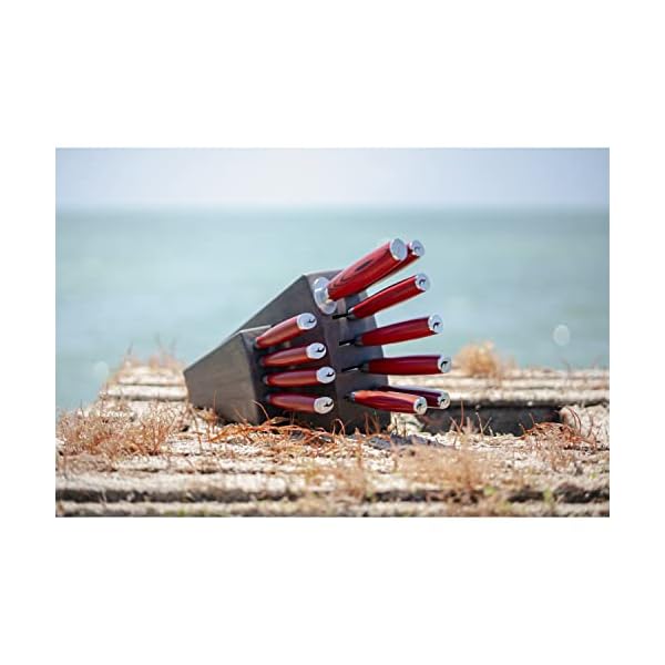 BUBBA Complete Kitchen and Steak Knife Set for all your kitchen cutting