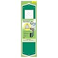 Hy-Ko Products 911 Address Plate 4 5/8" X 18" (3" Numbers) Green, 1 Piece