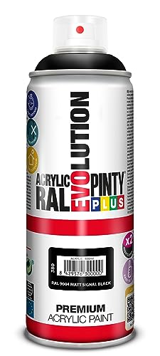 Vernice spray Pintyplus Evolution RAL 9004 Signal Black 400 ml Mat