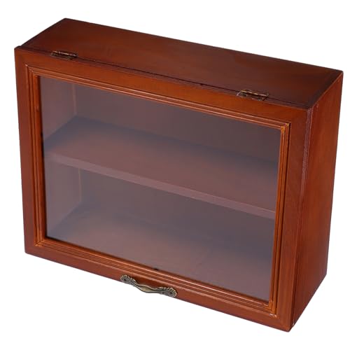 Baluue Vitrina Expositor de Madera Maciza