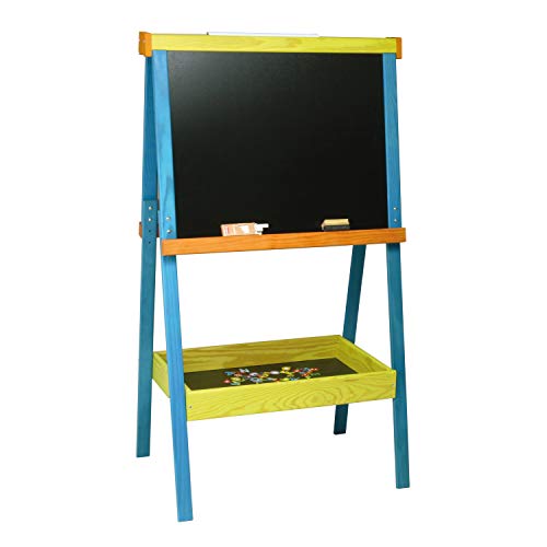 Jeujura - 8765-Tableau en Bois-Grand Tableau Multifonctions en Bois - Horizon