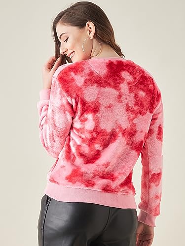 Image of Modeve Self Design Round Neck Casual Women Sweater||Winterwear||