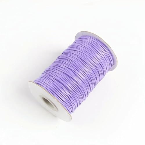 Cordón Encerado de Colores de 0,5/0,8/0,0/1,2/1,5/2,0/2,5 mm, Hilo Encerado, Correa para Collares, bisutería, Accesorios para Pulseras, 19 Unidades, 0,8 mm, 10 m