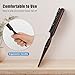 Boar Bristle Teasing Hair Brush, 100% Pure Boar Bristle Curl Training Hair Brush with Rat Tail Handle Comb for Thin Thick Hair to Create Volume and Smooth