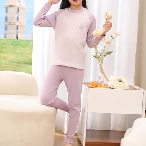 Girls Boys Cotton 𝐏𝐣𝐬 Long Sleeve Kids 2 Piece 𝐏ajamas Matching Outfits Soft Breathable 𝐒leepwear Thermal2