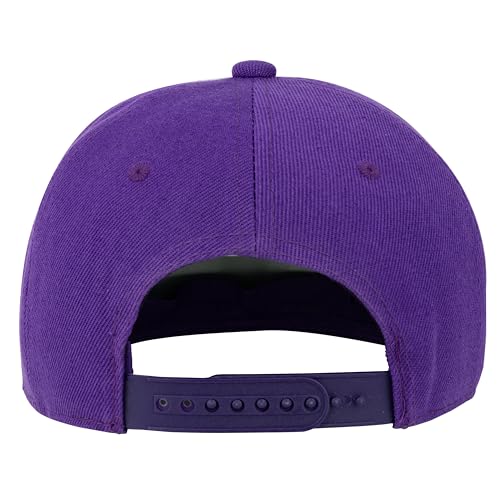 Image of Gelante Plain Blank Flat Brim Adjustable Snapback Baseball Caps Wholesale LOT 12 Pack