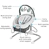 Graco Soothe n Sway LX Portable Baby Swing and Baby Bouncer Bouncer, Multi Direction Seat, 2 Speed Vibration, Derby