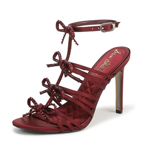 Sam Edelman Women's Iman Heeled Sandal French Burgundy 8.5 M