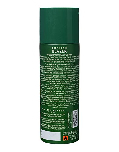 Image of English Blazer Deodorant Spray for Men 200ml Commando