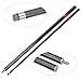 9MM Carbon Professional Billiard Pool Cues Stick Snooker Rod, & Lightweight, PoolStick Black Mesh 57.09inch