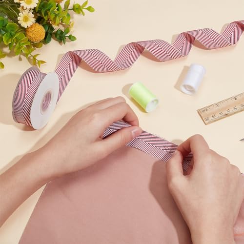 PH PandaHall 9.8 Yard Craft Striped Ribbon - Image 3