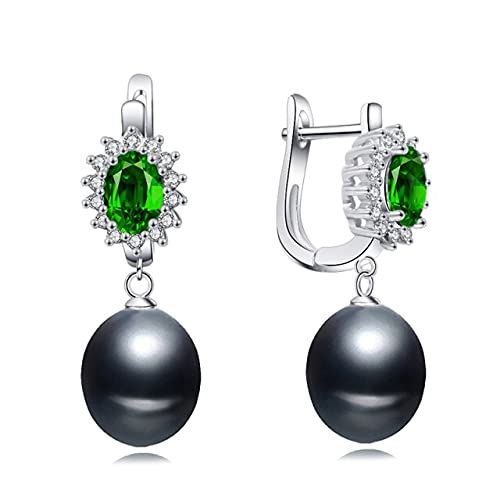 Boucles d'oreilles pendantes pour femmes le cadeau d'anniversaire en perles