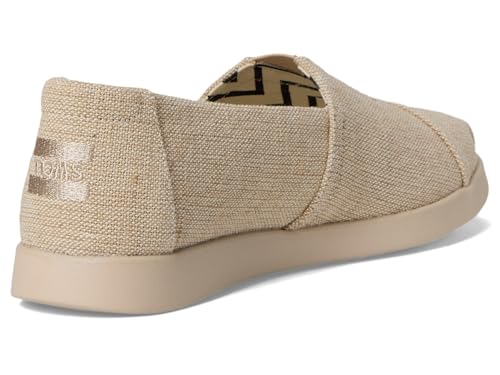 Image of TOMS Women's Alpargata Plus Slip On Espadrille, Textile Upper, Relaxed Fit, CloudBound Insole, Stretchy Easy On and Off