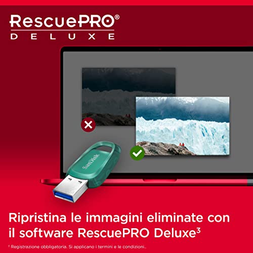 128 GB Ultra Eco Memoria flash USB 3.2 con velocidades de lectura de hasta 100 MB/s. Una unidad flash USB fabricada con más del 70% de plástico reciclado. - Chiavetta USB - Immagine 4