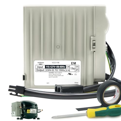 WR55X28370 Refrigerator Inverter Board Compatible with GE Bottom-Mount Refrigerator GLE12HSLARSS Replace PD00075048