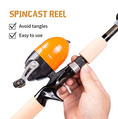 image for Mgotu Kids Fishing Pole Kit丨Rod and Reel Beginnner Set for Boys,Girl