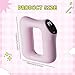 MotiveTech Multifunctional Massage Tool, Electric Back Massage Tool, USB Low Noise Full Body Fascia Deep Tissue for Neck, Waist, Pink