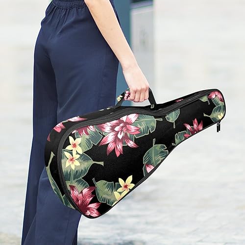 JRHEJTHH Durable Ukulele Bag Water Resistent Ukulele Case with Adjustable Shoulders for 21 23 24 inch Thick Padding Beautiful Flowers - Les Beatles, Paul McCartney, John Lennon, RIngo Starr, George Harrison JRHEJTHH Durable Ukulele Bag Water Resistent Ukulele Case with Adjustable Shoulders for 21 23 24 inch Thick Padding Beautiful Flowers – Image 7