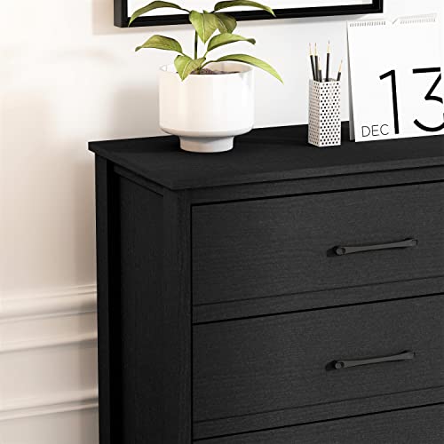 Galano Kellie 5 Drawer Dresser - Dressers - Dressers & Chest Of Drawers - Dresser For Bedroom - Dresser Organizer - Tall Dresser - Wood Dresser - Ultra Fast Assembly - Dark Grey Oak #TOP6