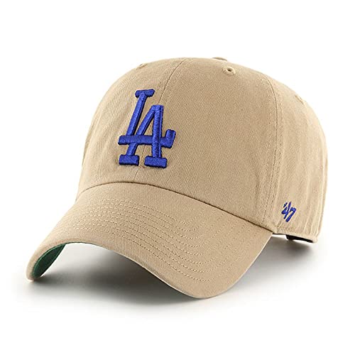 47 Los Angeles Dodgers Ballpark Clean Up Dad Hat Khaki miniatura 1